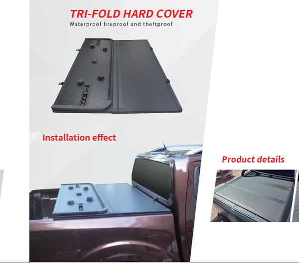 [Pre-order] Tri-Fold Hard Tonneau Cover For BYD SHARK 6