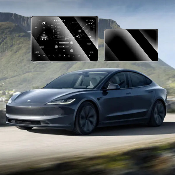 Screen Premium Tempered Glass Protector 2PCS For Tesla Model 3 Highland and New Model Y 2025
