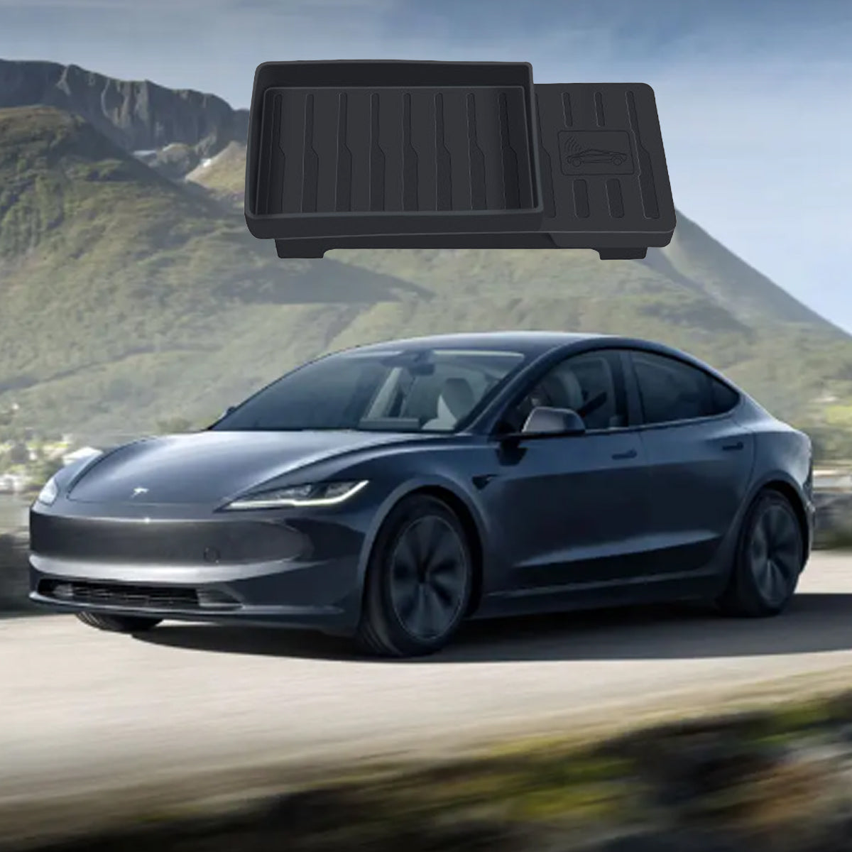 Tesla 3 Rear Screen Storage Rack Tesla Model 3 Highland Screen Back Magnetic Organizer – Wise EV Australia