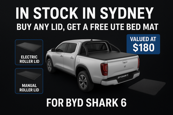 [Sydney Local Stock] Electric Roller Lid with Sports Bar For BYD SHARK 6