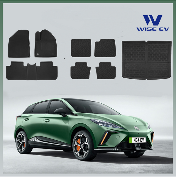 MG MG4 XPE & Carpet Double-Layer All-Weather Floor Mats And Boot Liner 7PCS Set