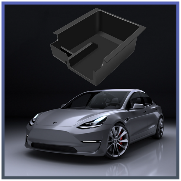 Tesla Armrest Organizer Tray - Original ABS Version for Model 3 & Model Y
